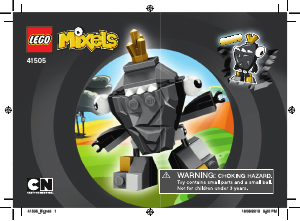 Mode d’emploi Lego set 41505 Mixels Shuff