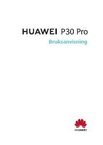 Priročnik Huawei P30 Pro Mobilni telefon