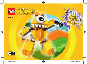 Hướng dẫn sử dụng Lego set 41506 Mixels Teslo