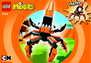 Brugsanvisning Lego set 41516 Mixels Tentro