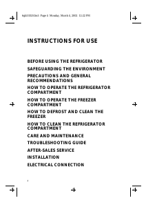 Manual Ignis DPA 265 R/M Fridge-Freezer