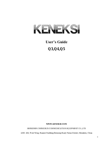 Руководство Keneksi Q4 Мобильный телефон
