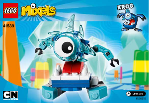 Εγχειρίδιο Lego set 41539 Mixels Krog