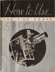 Manual Kodak Special Camcorder