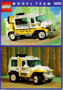 Bruksanvisning Lego set 5550 Model Team Rallybil