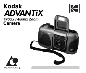 Handleiding Kodak Advantix 4800ix Camera