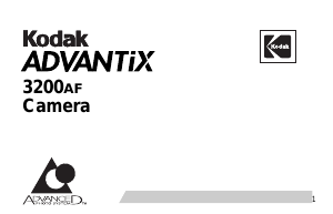 Handleiding Kodak Advantix 3200AF Camera