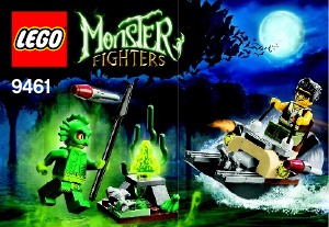 Manual Lego set 9461 Monster Fighters The swamp creature