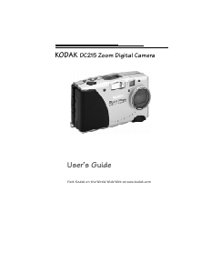 Handleiding Kodak DC215 Digitale camera