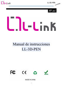 Manual de uso L-Link LL-3D-PEN Bolígrafo 3D