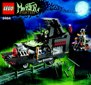 Manual de uso Lego set 9464 Monster Fighters El sustomóvil del Vampiro