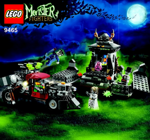 Bedienungsanleitung Lego set 9465 Monster Fighters Grabstätte der Zombies