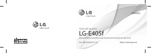 Manual de uso LG E405F Teléfono móvil