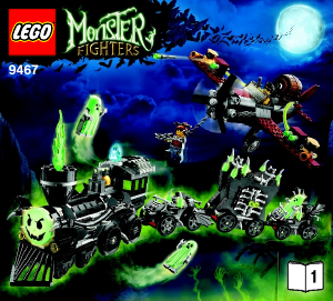 Bruksanvisning Lego set 9467 Monster Fighters Spöktåget