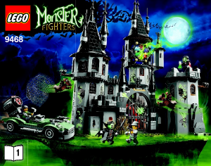 Brugsanvisning Lego set 9468 Monster Fighters Vampyrslottet