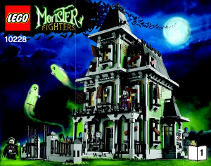 Käyttöohje Lego set 10228 Monster Fighters Kummitustalo