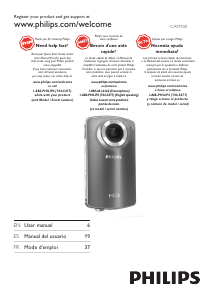 Mode d’emploi Philips CAM100PK Caméscope
