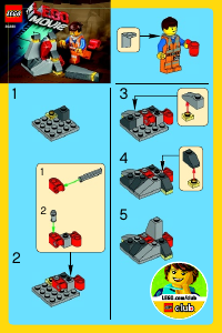 Manual de uso Lego set 30280 Movie Peça de resistência