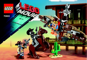 Bedienungsanleitung Lego set 70800 Movie Flucht mit dem Gleiter