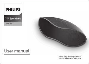 Manual Philips BT4200 Speaker