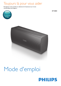 Mode d’emploi Philips BT3080B Haut-parleur