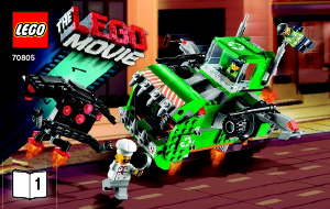 Brugsanvisning Lego set 70805 Movie Skraldegnasker