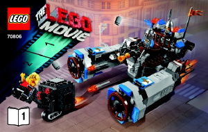 Manuál Lego set 70806 Movie Hradní kavalérie