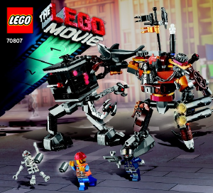 Bruksanvisning Lego set 70807 Movie Metallskäggets duell