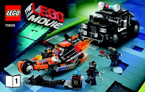 Bruksanvisning Lego set 70808 Movie Motorcykeljakt