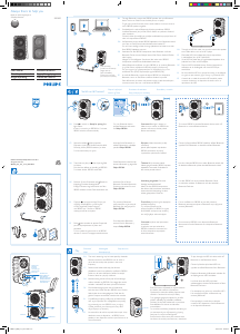 Bedienungsanleitung Philips SB5200P Lautsprecher