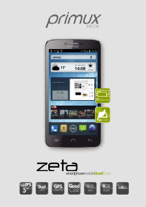 Handleiding Primux Tech Zeta Mobiele telefoon