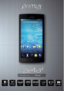Handleiding Primux Tech Zeta 2 Mobiele telefoon