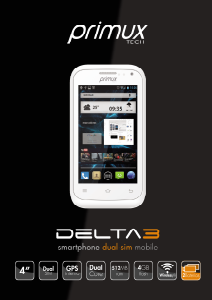 Manual de uso Primux Tech Delta 3 Teléfono móvil