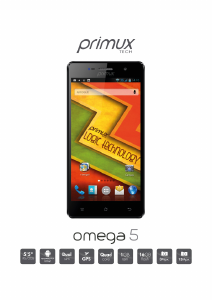 Handleiding Primux Tech Omega 5 Mobiele telefoon