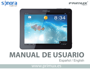 Manual Primux Tech Sonora Tablet