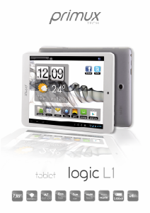 Handleiding Primux Tech Logic L1 Tablet