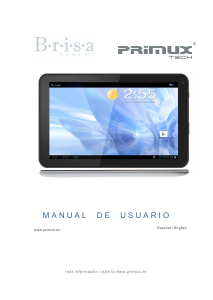 Manual de uso Primux Tech Brisa Tablet