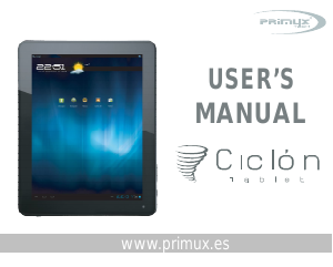Handleiding Primux Tech Ciclon Tablet