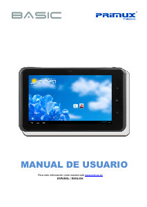 Manual de uso Primux Tech Basic Tablet