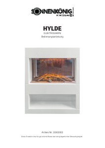 Manual Sonnenkönig Hylde Electric Fireplace