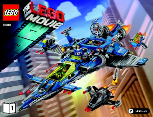 Bedienungsanleitung Lego set 70816 Movie Bennys Raumschiff