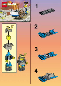 Εγχειρίδιο Lego set 1186 Ninja Καροτσάκι