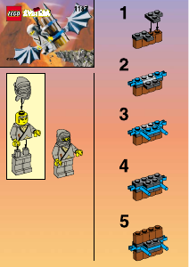 Manuale Lego set 1187 Ninja Deltaplano