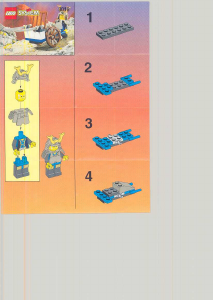 Bruksanvisning Lego set 3018 Ninja Vagn