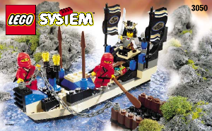 Bruksanvisning Lego set 3050 Ninja Shanghai överraskning