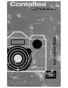 Manual Zeiss Ikon Contaflex Super Camera