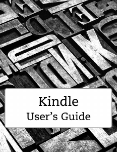 Manual Amazon Kindle Touch E-Reader