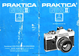 Handleiding Praktica Nova II Camera