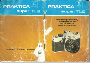 Manual Praktica Super TL2 Camera