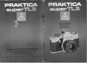 Mode d’emploi Praktica Super TL3 Camera